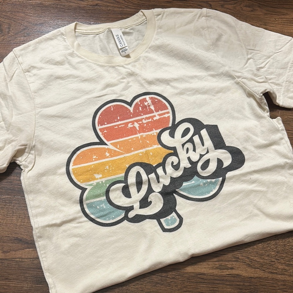 BOUTIQUE‎ GRAPHIC TEE - Lucky ☘️